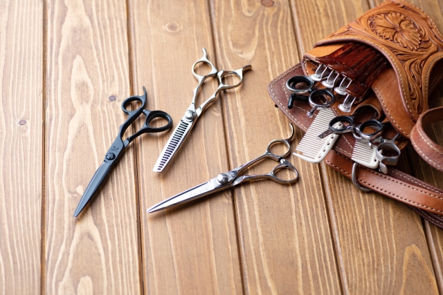 メンズカット用のこだわりのシザー。